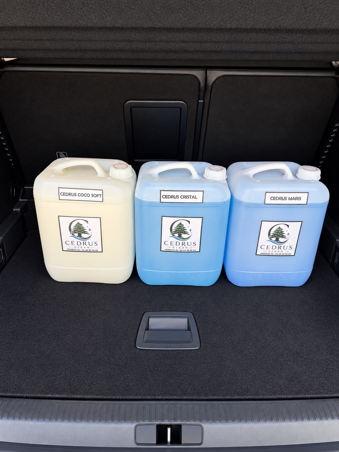 Garrafas Cedrus Coco Soft, Cristal y Maris